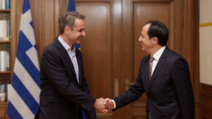 Επίσκεψη Μητσοτάκη στην Κύπρο: Η κοινή συνέντευξη Τύπου με τον Νίκο Χριστοδουλίδη