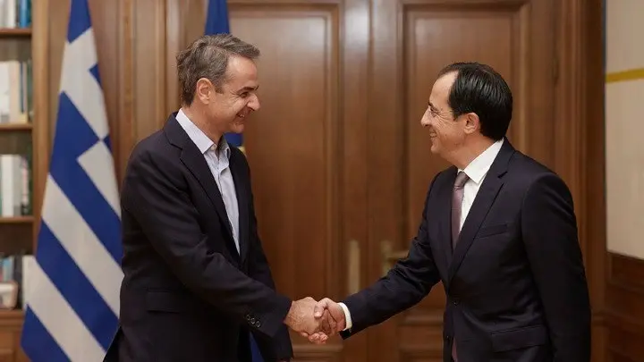 Επίσκεψη Μητσοτάκη στην Κύπρο: Η κοινή συνέντευξη Τύπου με τον Νίκο Χριστοδουλίδη