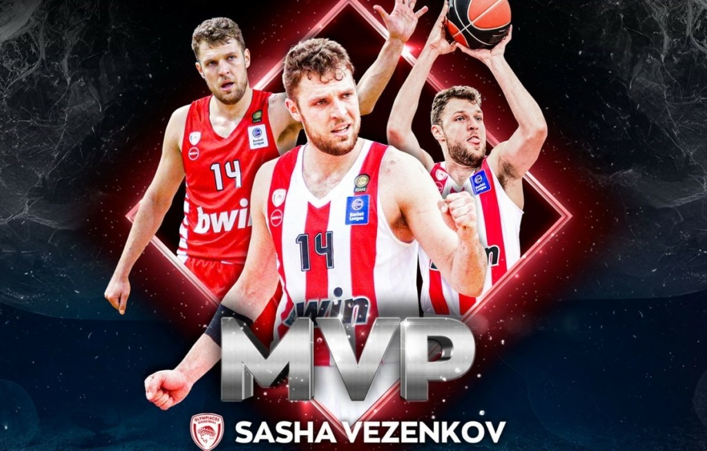 MVP και Πιο Δημοφιλής για 2η σεζόν ο Σάσα Βεζένκοφ
