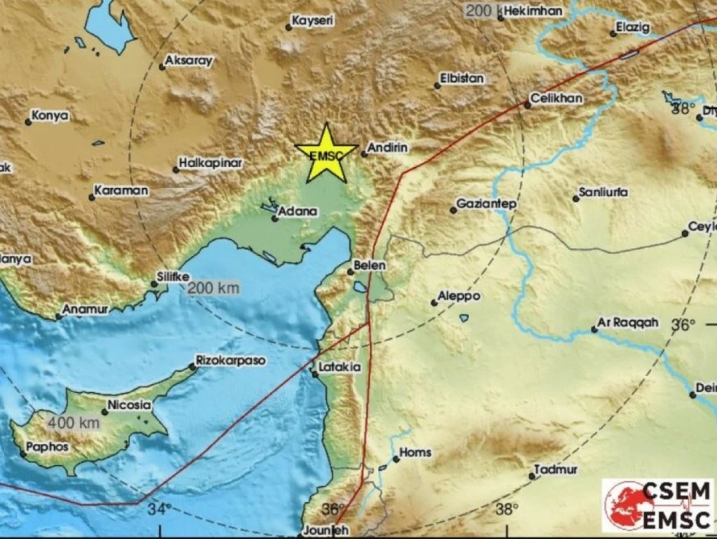 Ισχυρός σεισμός στην Τουρκία