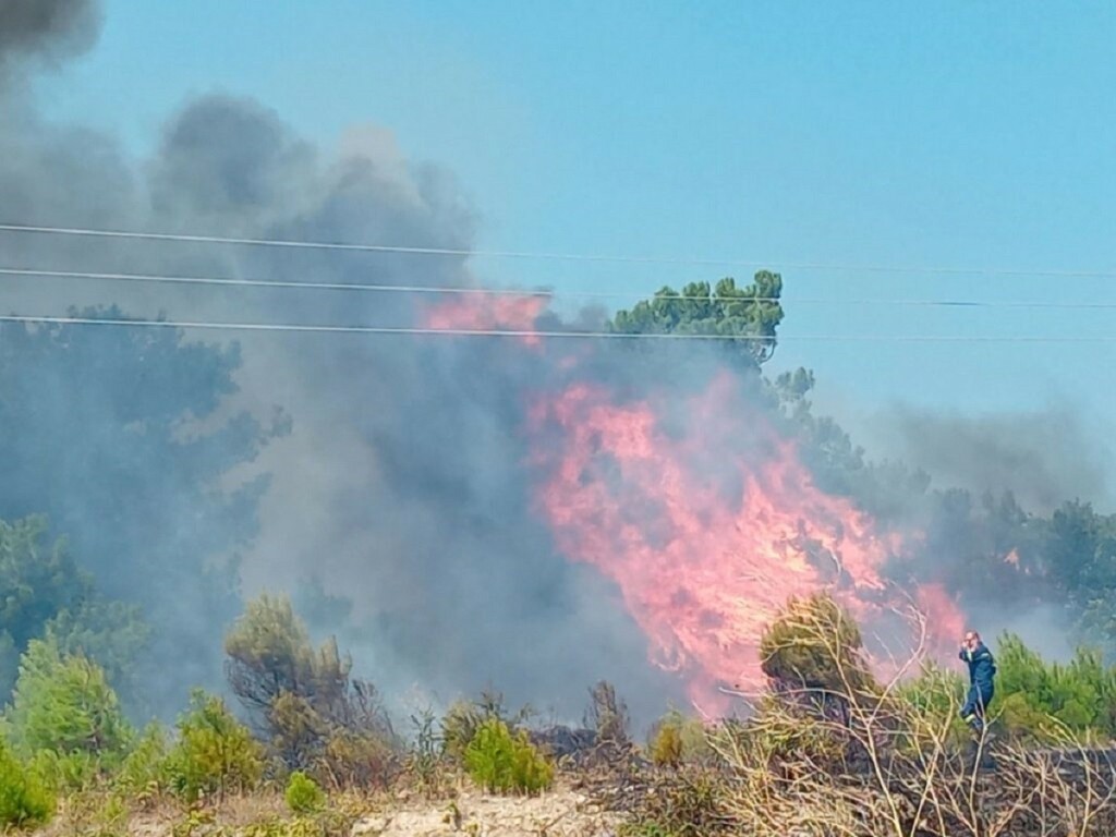 Φωτιά τώρα στο Σουφλί