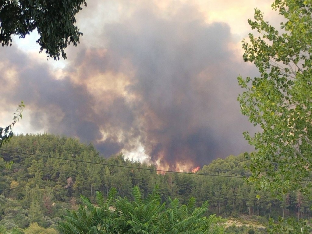 Φωτιά στη Ροδόπη: Μήνυμα του 112 για εκκένωση δυο οικισμών
