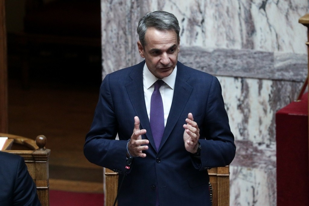 Μητσοτάκης από το βήμα της Βουλής: «Μεγάλο κομμάτι των πυρκαγιών προέρχονται από ανθρώπινο χέρι»