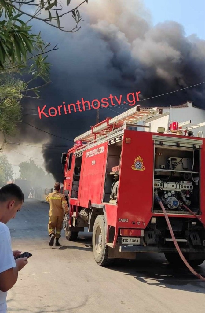 Έσβησε η φωτιά στον χώρο εστίασης στο Λέχαιο Κορινθίας