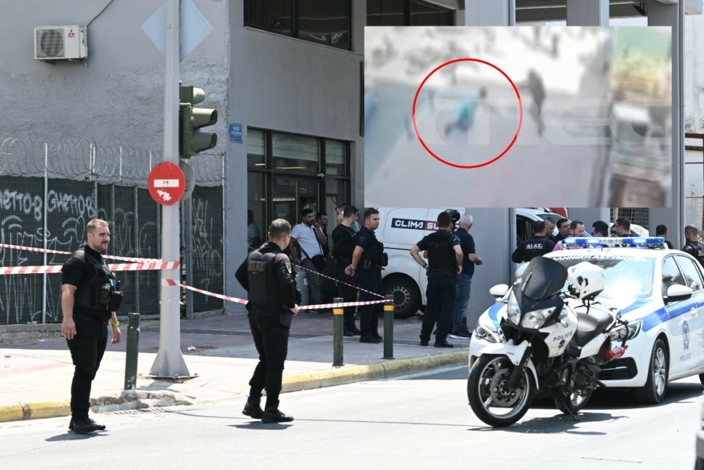 Κολωνός: Καρέ καρέ η στιγμή που ο αστυνομικός πυροβολεί τον ληστή (vid)