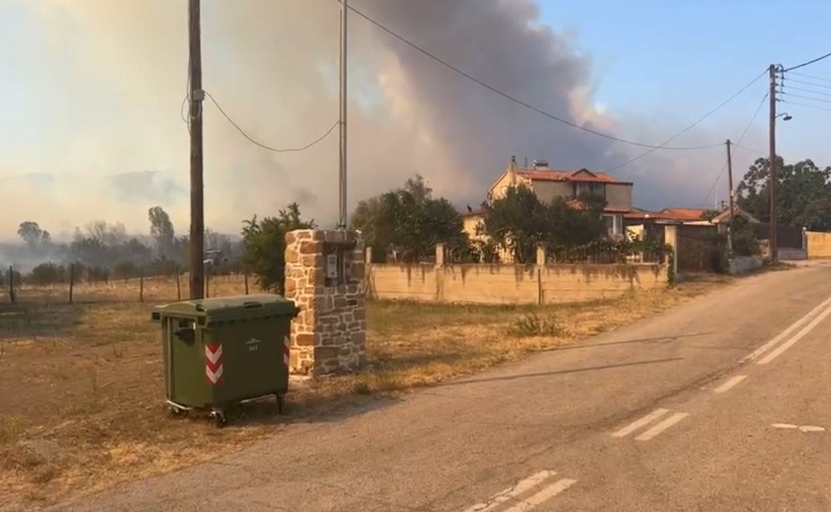 Φωτιά στην Αλεξανδρούπολη