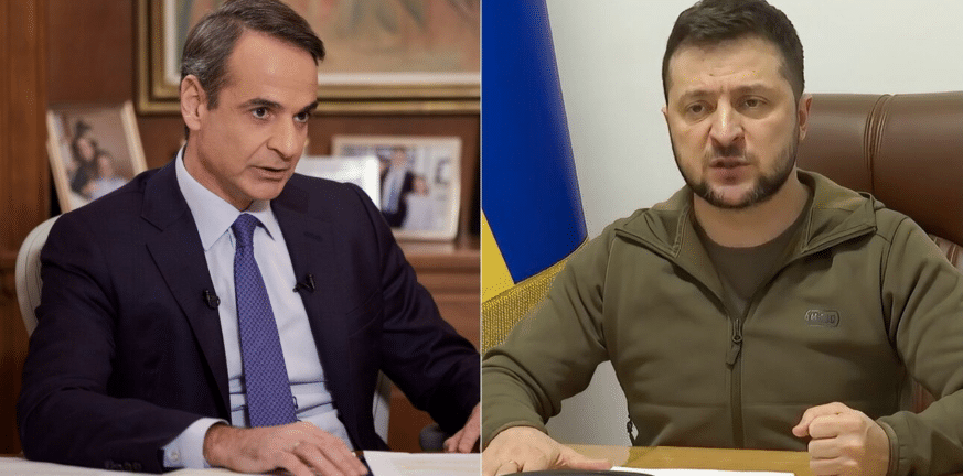 Ο Ζελένσκι ευχαριστεί τον Κυριάκο Μητοτσάκη και την Ελλάδα – «Είμαι ευγνώμων»