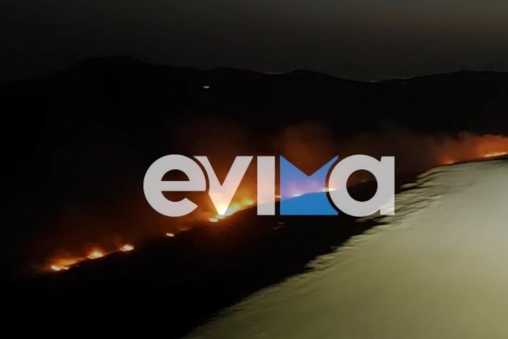 Φωτιά τώρα στην Εύβοια