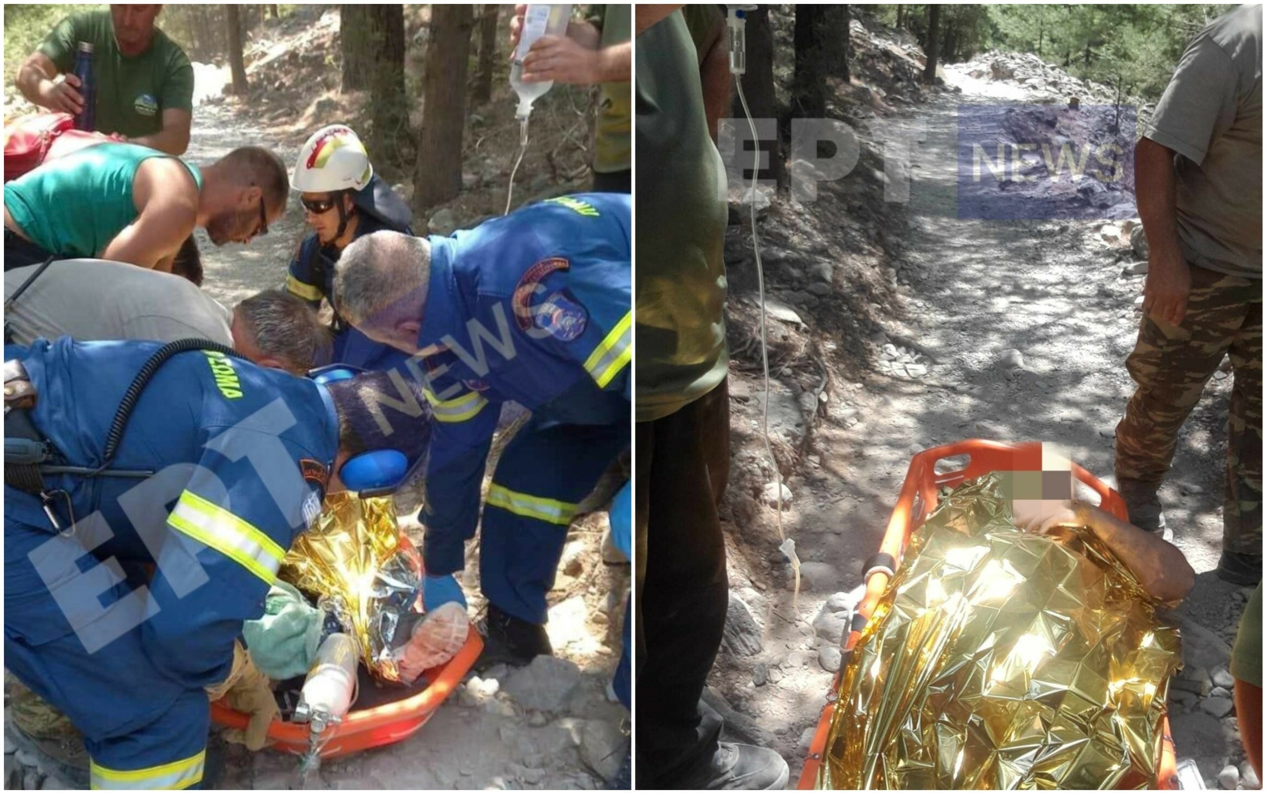 Χανιά: Ακρωτηριασμός τουρίστα στο Φαράγγι της Σαμαριάς – Αποκολλήθηκε βράχος μετά τον σεισμό