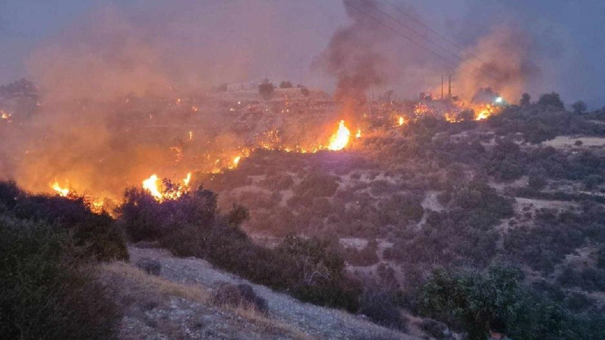 Φωτιά στην Κύπρο