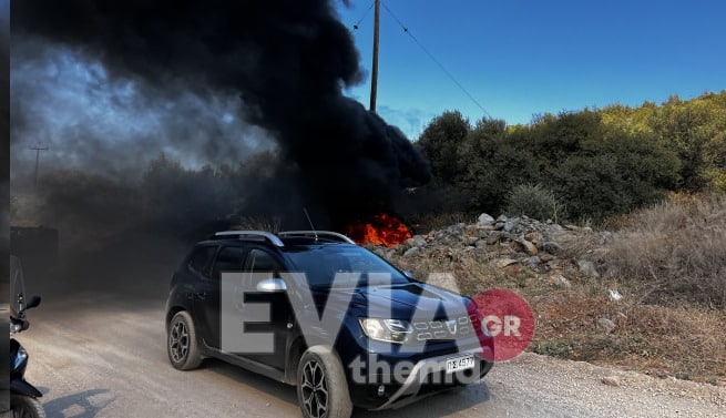 Φωτιά στην Εύβοια: Κοντά σε σπίτια οι φλόγες – Μήνυμα από το 112 σε Νότια Ψαχνά και Βόρεια Αρτάκη για εκκένωση (pics&vid)