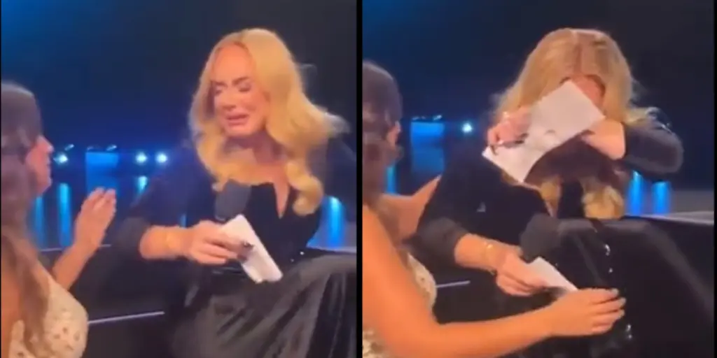 Ξέσπασε σε κλάματα στη σκηνή η Adele – Το βίντεο που έγινε viral
