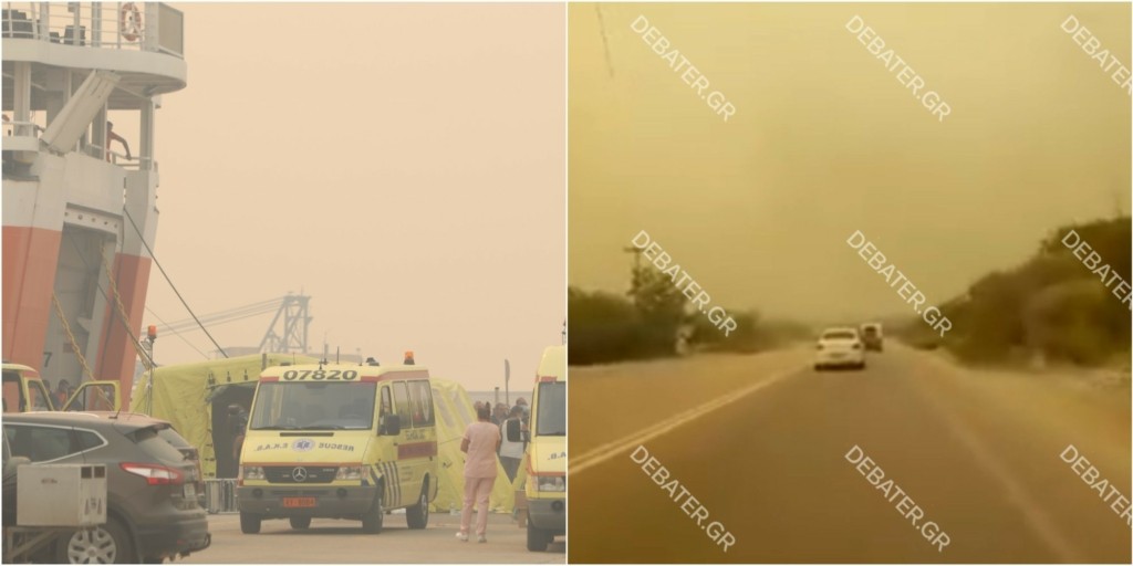 Ανεξέλεγκτη η φωτιά στην Αλεξανδρούπολη: Εκκενώνονται 9 οικισμοί στον Έβρο – Κλειστή η Εγνατία Οδός (vid)