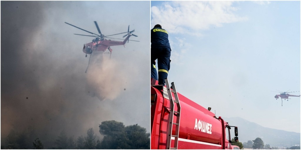 Πύρινος όλεθρος στην Πάρνηθα: Οι φλόγες μπαίνουν στον Εθνικό Δρυμό – Εκκενώνεται η περιοχή στο καζίνο