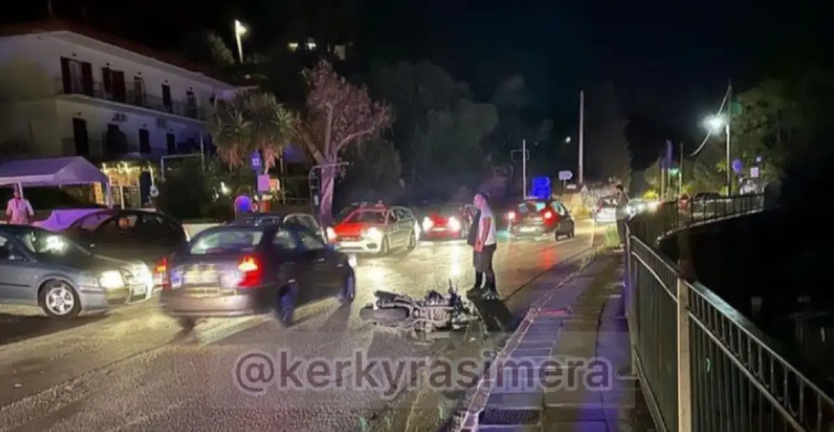 Κέρκυρα: Νεκρός 23χρονος μοτοσικλετιστής σε τροχαίο στις Μπενίτσες