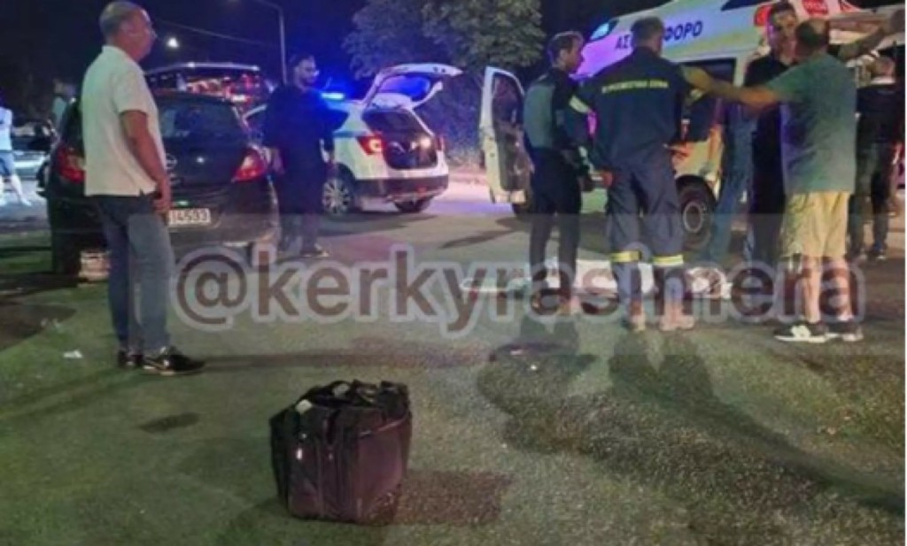 Τραγωδία στην Κέρκυρα – Αυτοκίνητο “θέρισε” δύο πεζούς (pics)