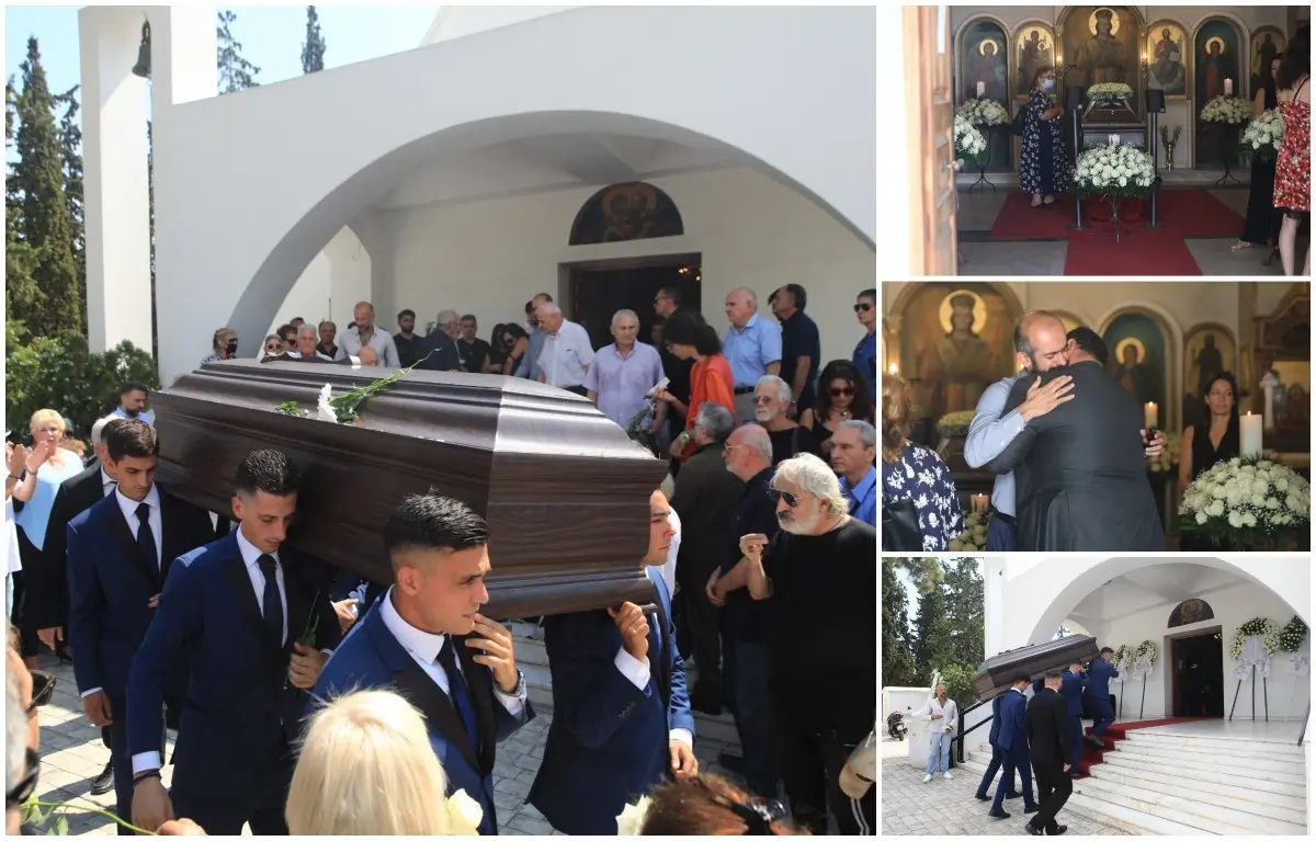 Σε κλίμα οδύνης η κηδεία της Λιζέτας Νικολάου – Τραγική φιγούρα ο γιος της, Αλέξανδρος Λιάνης (pics)