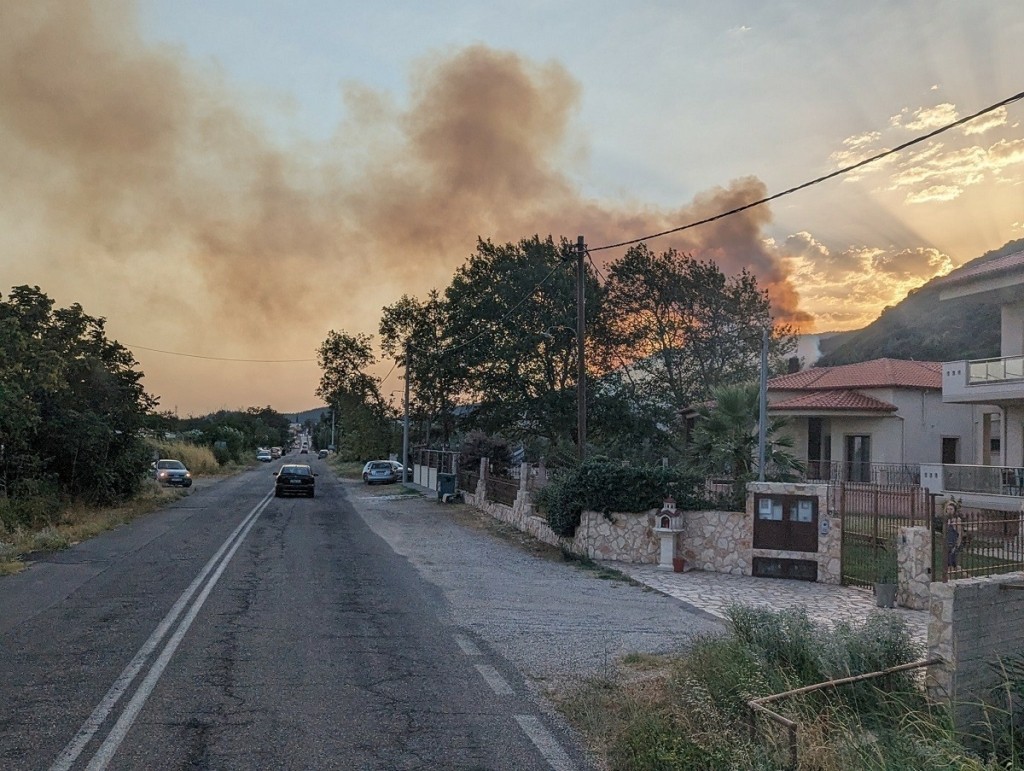 Φωτιά στον Ίασμο Ροδόπης (vid)