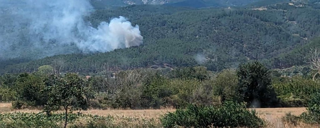 Φωτιά στη Ροδόπη: Νέο μήνυμα για εκκένωση από το 112