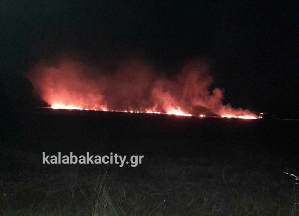 Φωτιά στην Καλαμπάκα