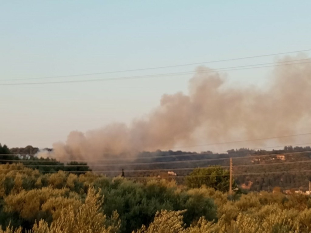Φωτιά στην περιοχή Ακρωτήρι στη Ζάκυνθο – Μήνυμα του 112 στους κατοίκους (pics)