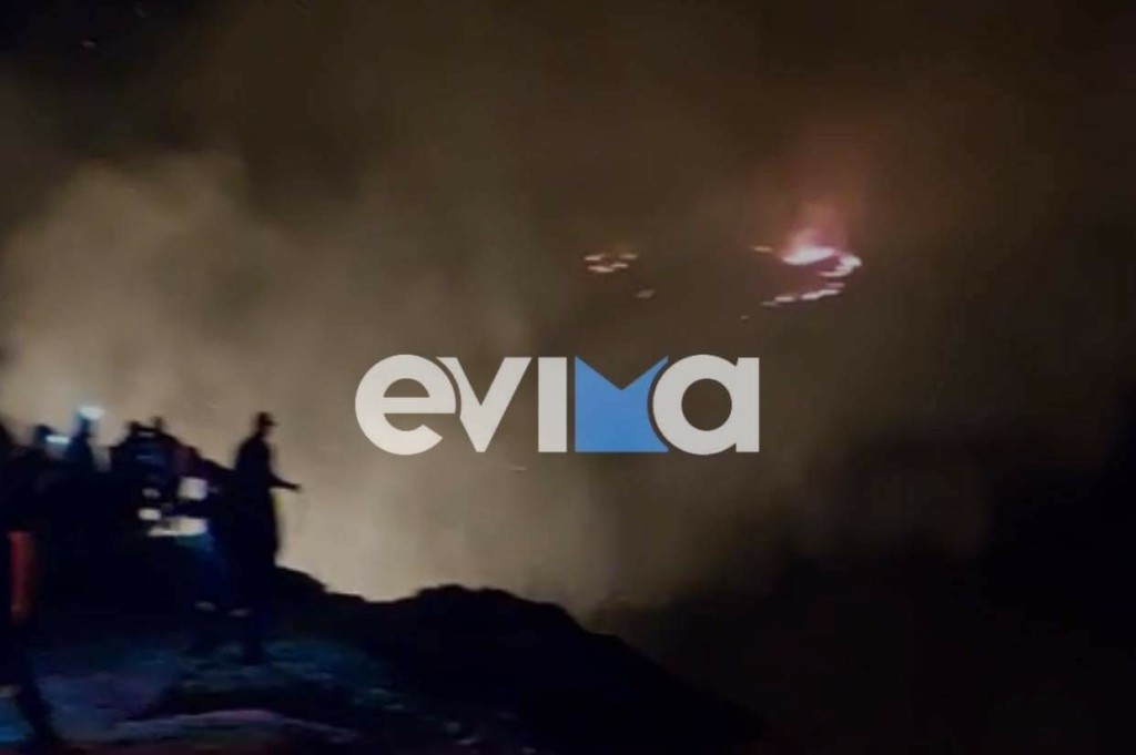 Φωτιά ΤΩΡΑ στην Εύβοια