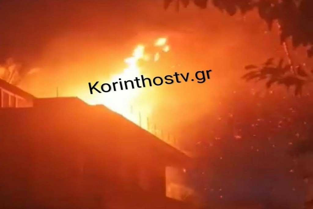 Φωτιά σε σπίτι λόγω κεραυνού στο Κιάτο