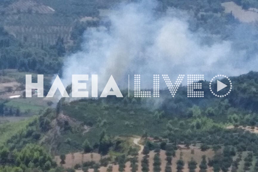 Φωτιά τώρα στην Ηλεία – Σε δασική έκταση στο Γούμερο