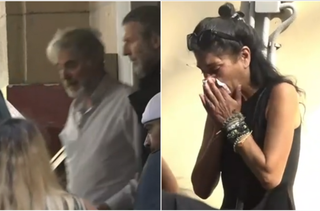 Συντετριμμένος ο Οδυσσέας Σταμούλης στο μνημόσυνο του 11χρονου γιου του που πνίγηκε στους Φούρνους Ικαρίας