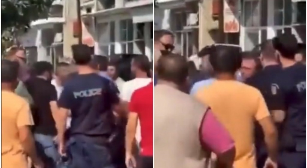 Η στιγμή που ο Αγοραστός δέχεται επίθεση από εξαγριωμένους πολίτες – Δείτε ΒΙΝΤΕΟ