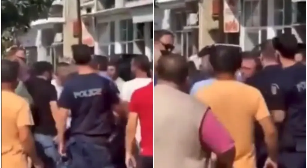 Η στιγμή που ο Αγοραστός δέχεται επίθεση από εξαγριωμένους πολίτες – Δείτε ΒΙΝΤΕΟ