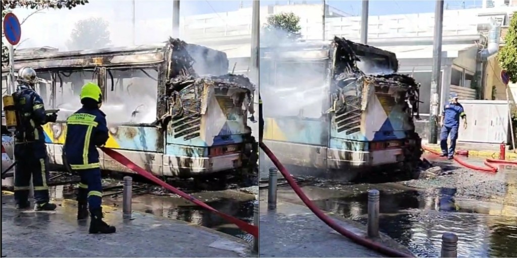 Ρέντη: Είχε περάσει από έλεγχο μια μέρα πριν το λεωφορείο που έπιασε φωτιά