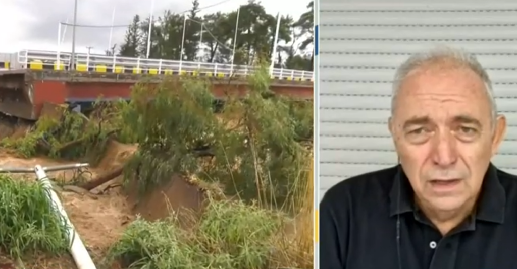 Ευθύμιος Λέκκας: «Μία φορά στα 1.000 χρόνια φαινόμενα σαν την κακοκαιρία Daniel»