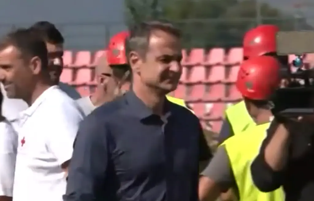 Στην Καρδίτσα ο Κυριάκος Μητσοτάκης – Έκανε αυτοψία στις πληγείσες περιοχές