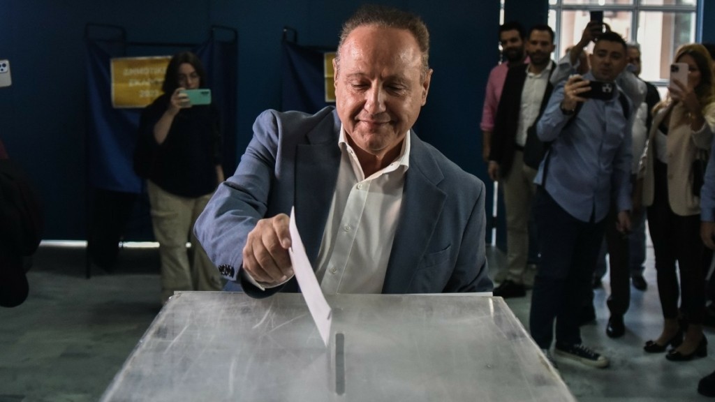 Ψήφισε ο υποψήφιος δήμαρχος Θεσσαλονίκης, Στέλιος Αγγελούδης