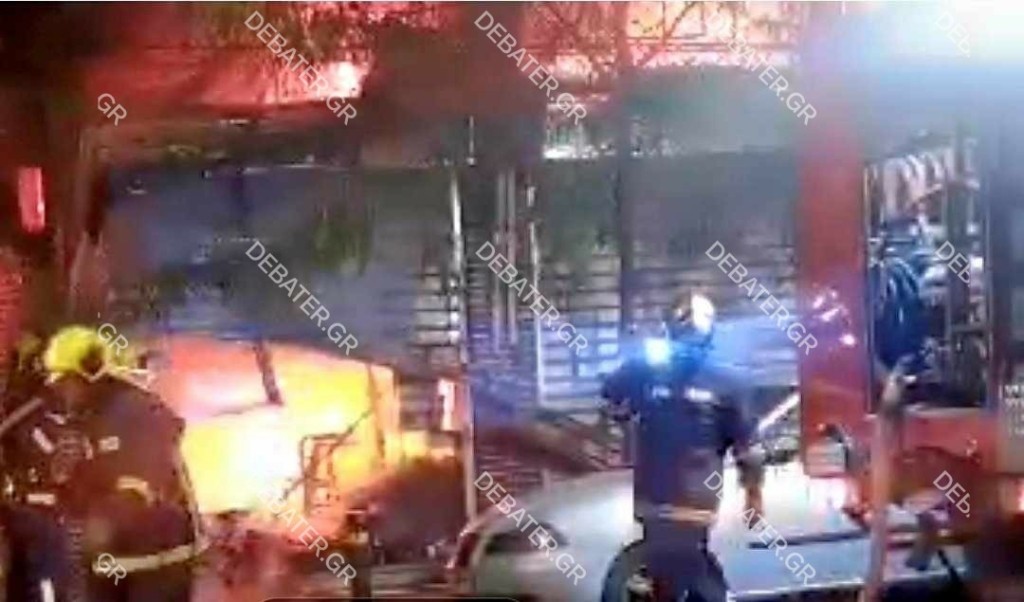 Φωτιά σε κατάστημα ηλεκτρικών ειδών στον Άγιο Παντελεήμονα