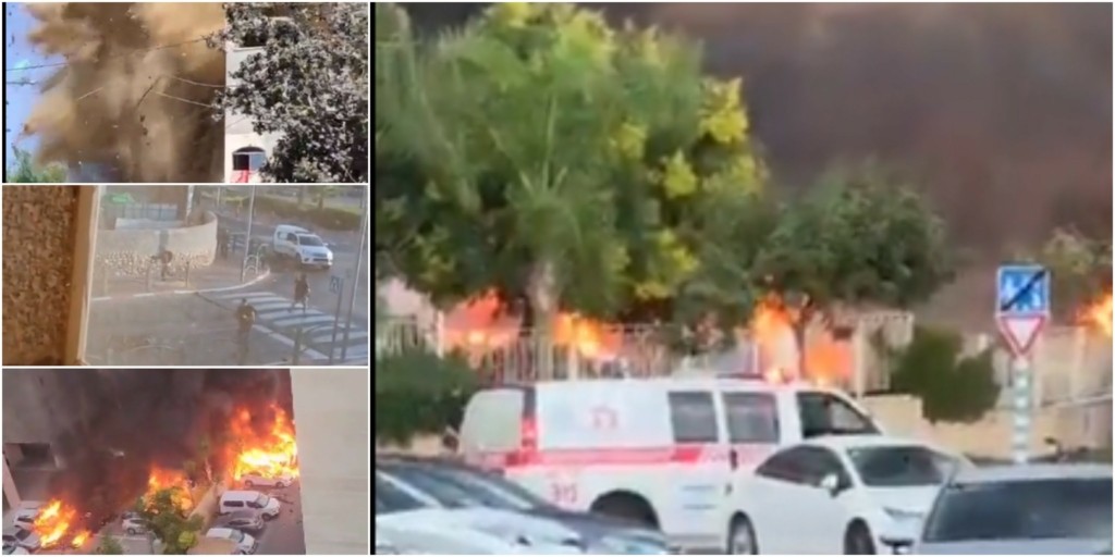 Σειρήνες πολέμου στο Ισραήλ: Βίντεο με “βροχή” ρουκετών από τη Γάζα και ένοπλους της Χαμάς στους δρόμους – Νεκροί και καταστροφές (pics&vid)