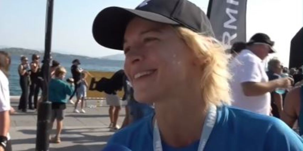 Η Γιούλικα Σκαφιδά συμμετείχε στο Spetses Mini Marathon στον έβδομο μήνα της εγκυμοσύνης της (pics&vid)