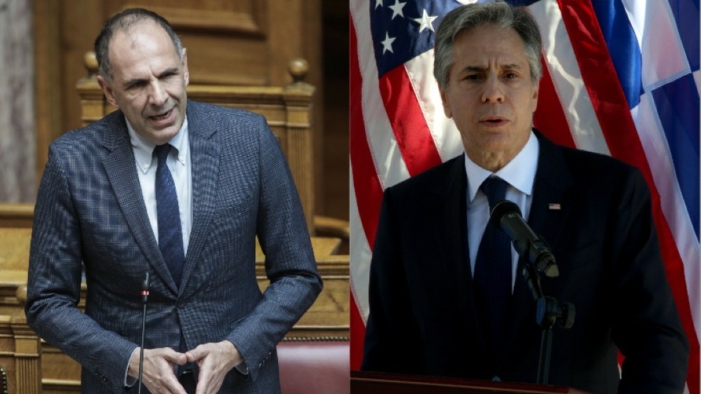 Συναντήθηκαν στις Βρυξέλλες Γεραπετρίτης – Μπλίνκεν: Άριστο το επίπεδο των σχέσεων Ελλάδας – ΗΠΑ