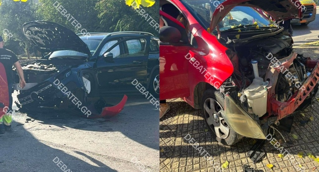 Σοβαρό τροχαίο στην Κηφισιά – Εικόνες σοκ από το σημείο