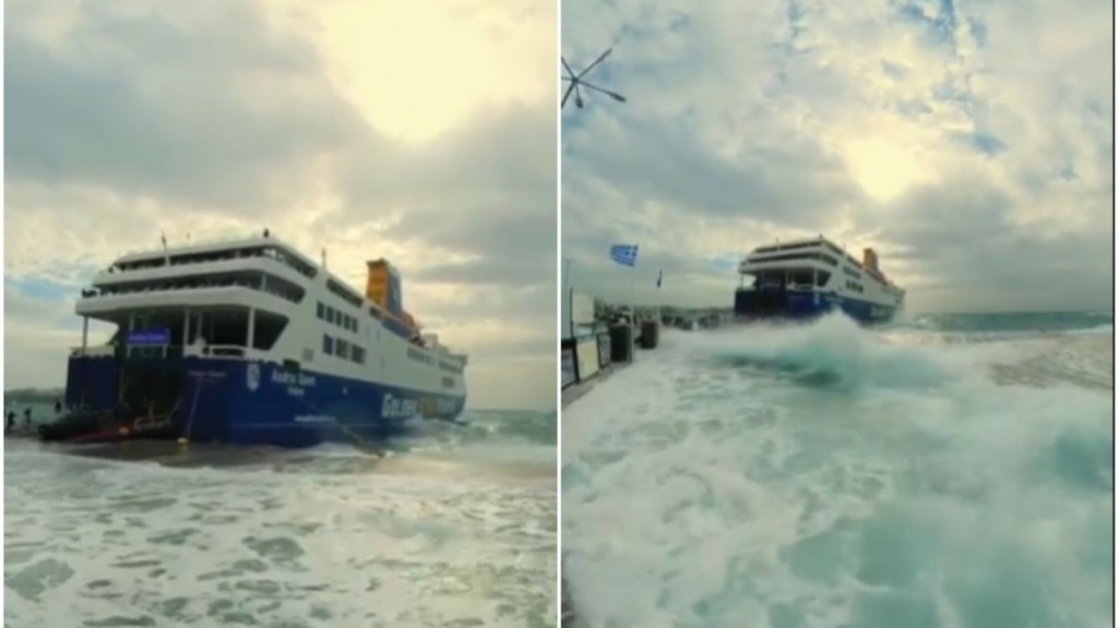Εντυπωσιακό time lapse βίντεο από το λιμάνι της Τήνου – Η προσπάθεια των οχημάτων να αποβιβαστούν από πλοίο