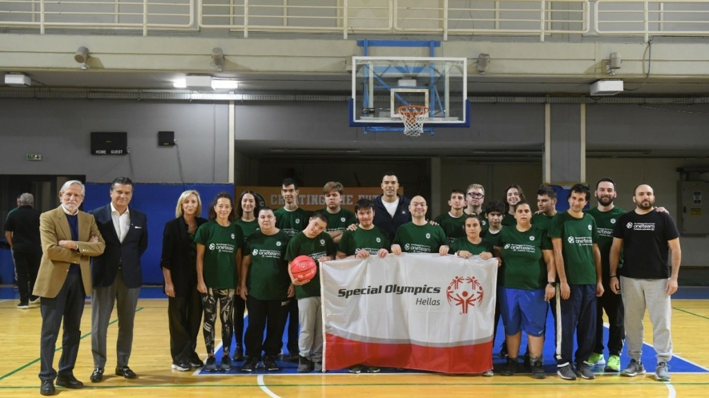 Προπόνηση για το «One Team» της Euroleague μεταξύ των Special Olympics Hellas και της ΚΑΕ Παναθηναϊκός AKTOR