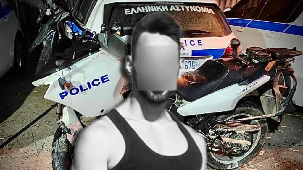Βίντεο – ντοκουμέντο με την διαλυμένη μηχανή της ομάδας ΔΙΑΣ λίγο μετά την καταδίωξη στον Ασπρόπυργο