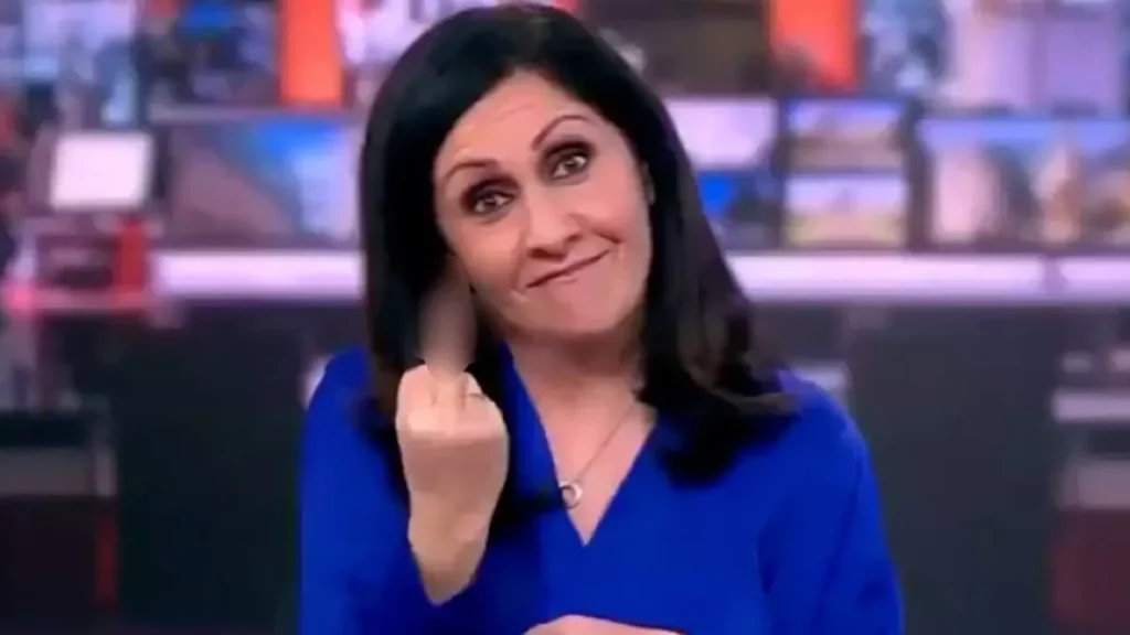 Συγγνώμη ζήτησε η παρουσιάστρια του BBC για την άσεμνη χειρονομία «on air»