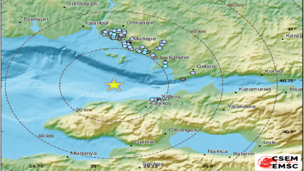 Σεισμός 4,1 Ρίχτερ στην Τουρκία – Έγινε αισθητός στην Κωνσταντινούπολη