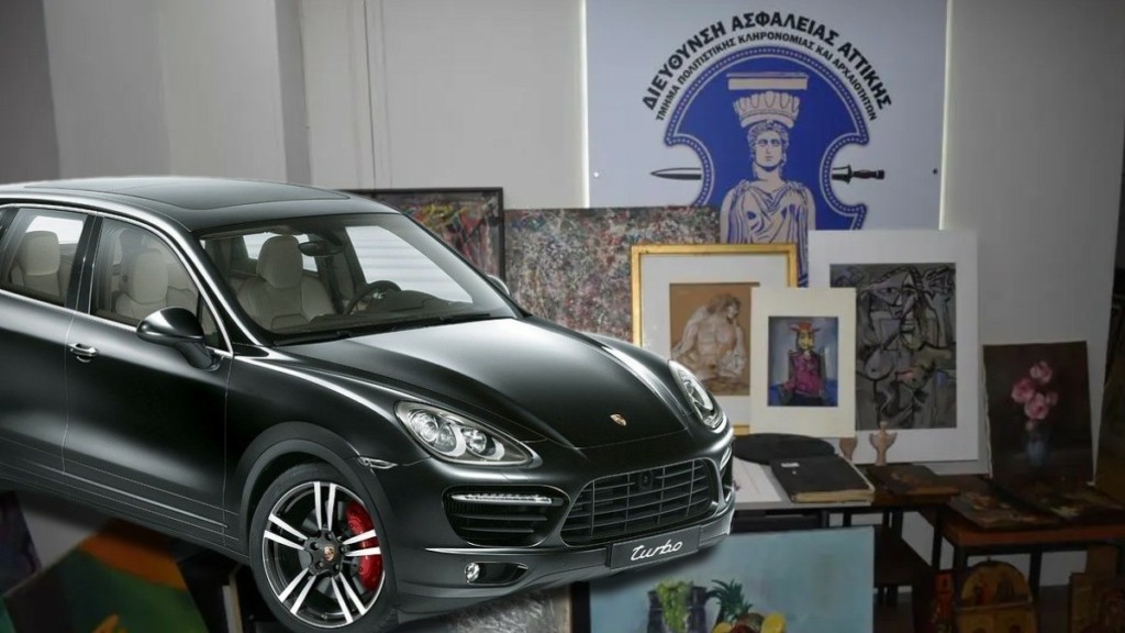 Κολωνάκι: Με Porsche μετέφεραν τους πλαστούς πίνακες οι απατεώνες – Πουλούσαν «μαϊμού» Picasso και Pollock ως γνήσιους!