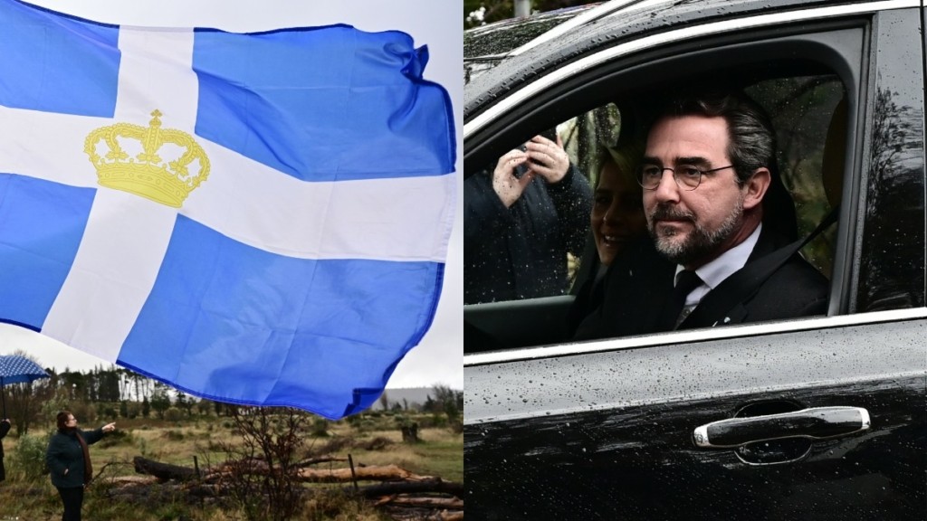 Τέως Βασιλιάς Κωνσταντίνος: Φωτογραφίες από το ετήσιο μνημόσυνο ένα χρόνο μετά το θάνατό του (pics)