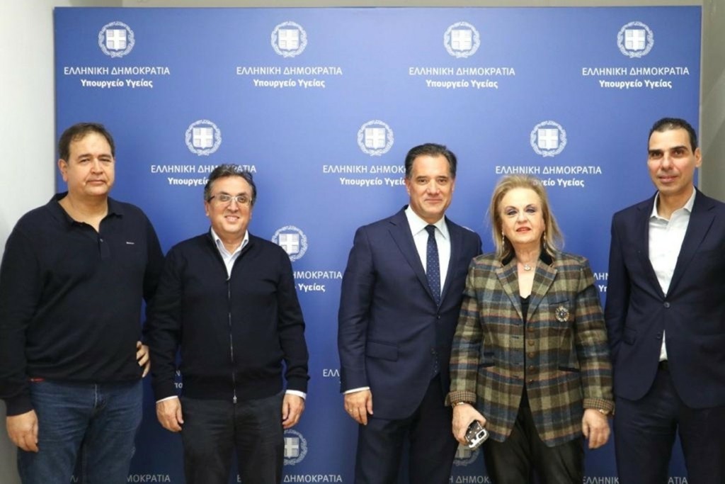 Συναντήθηκε με το προεδρείο της ΕΙΝΑΠ ο Άδωνις Γεωργιάδης