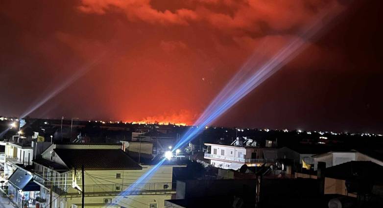 Υπό έλεγχο η φωτιά στην Ηλεία