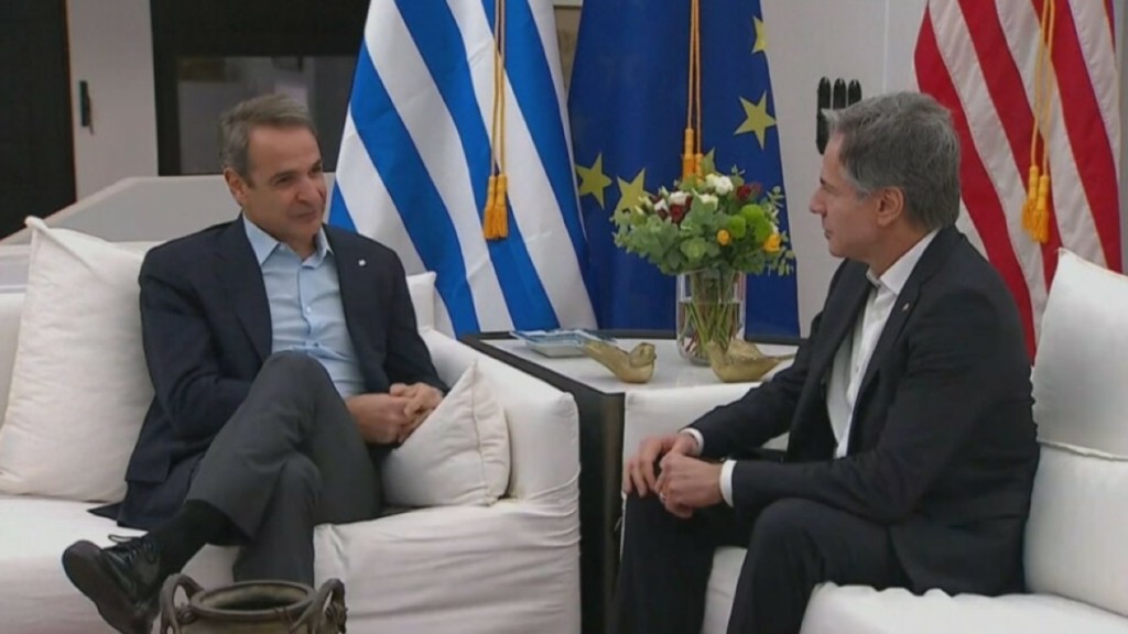 Μπλίνκεν σε Μητσοτάκη: «Δεν θυμάμαι άλλη εποχή που οι σχέσεις Ελλάδας – ΗΠΑ να ήταν πιο ισχυρές»